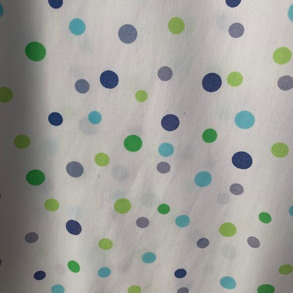 Vintage Studio Works Polka Dot Button Up Shirt Short Sleeve Size Medium - Picture 10 of 15